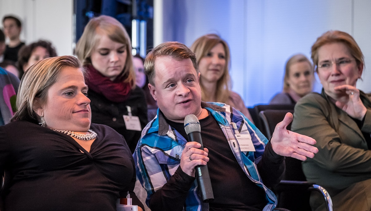 Blick ins Publikum während der Podiumsdiskussion